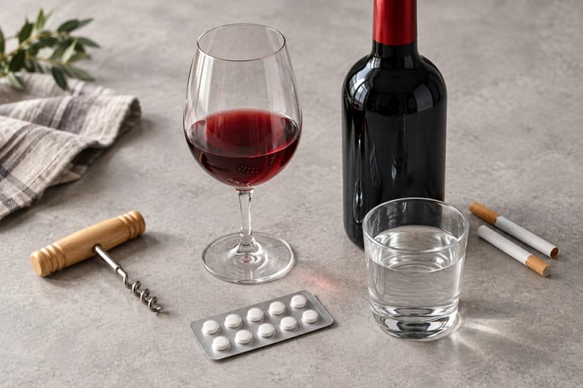 Alkohol bei Cytisin (Tabex, Desmoxan) erlaubt?