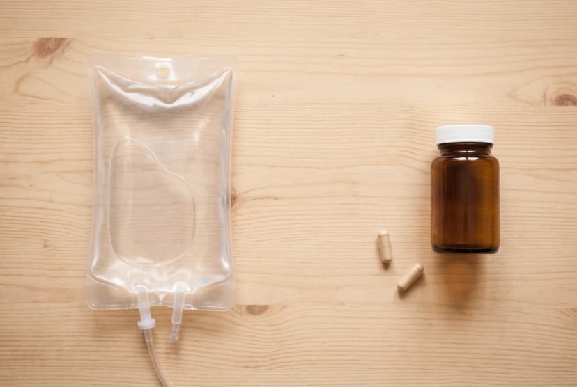 Infusion oder Tabletten - was wird besser resorbiert?