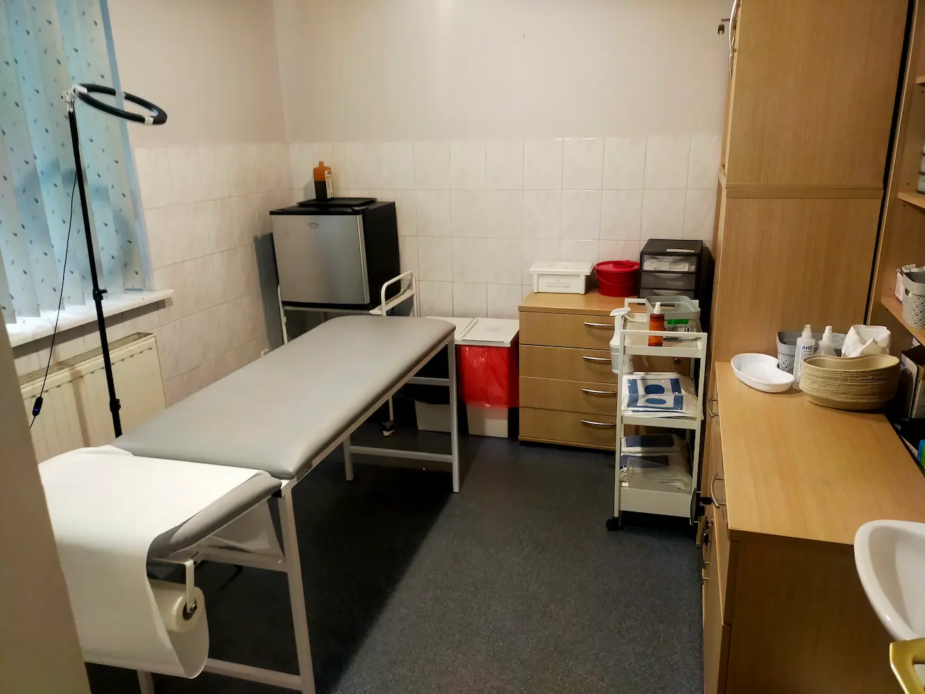 Treatment room for alcohol implant procedure at Nasz Gabinet Bydgoszcz