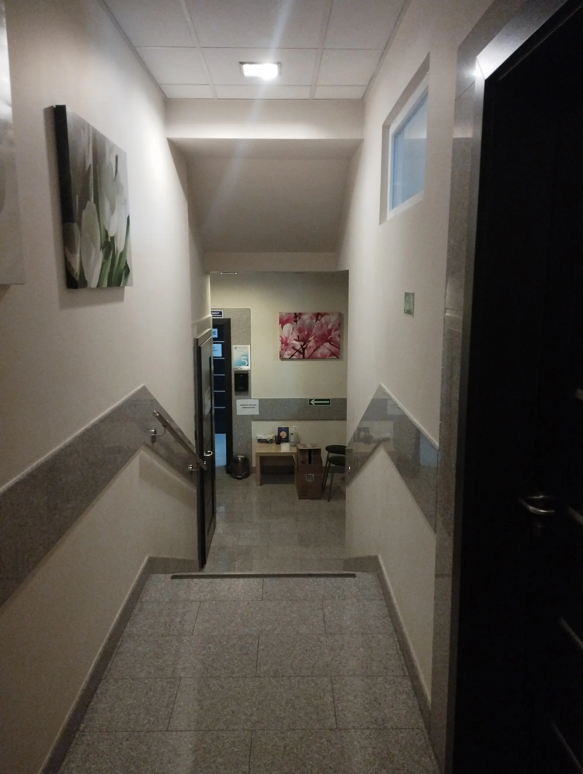 Wartebereich bei Nasz Gabinet Krakau