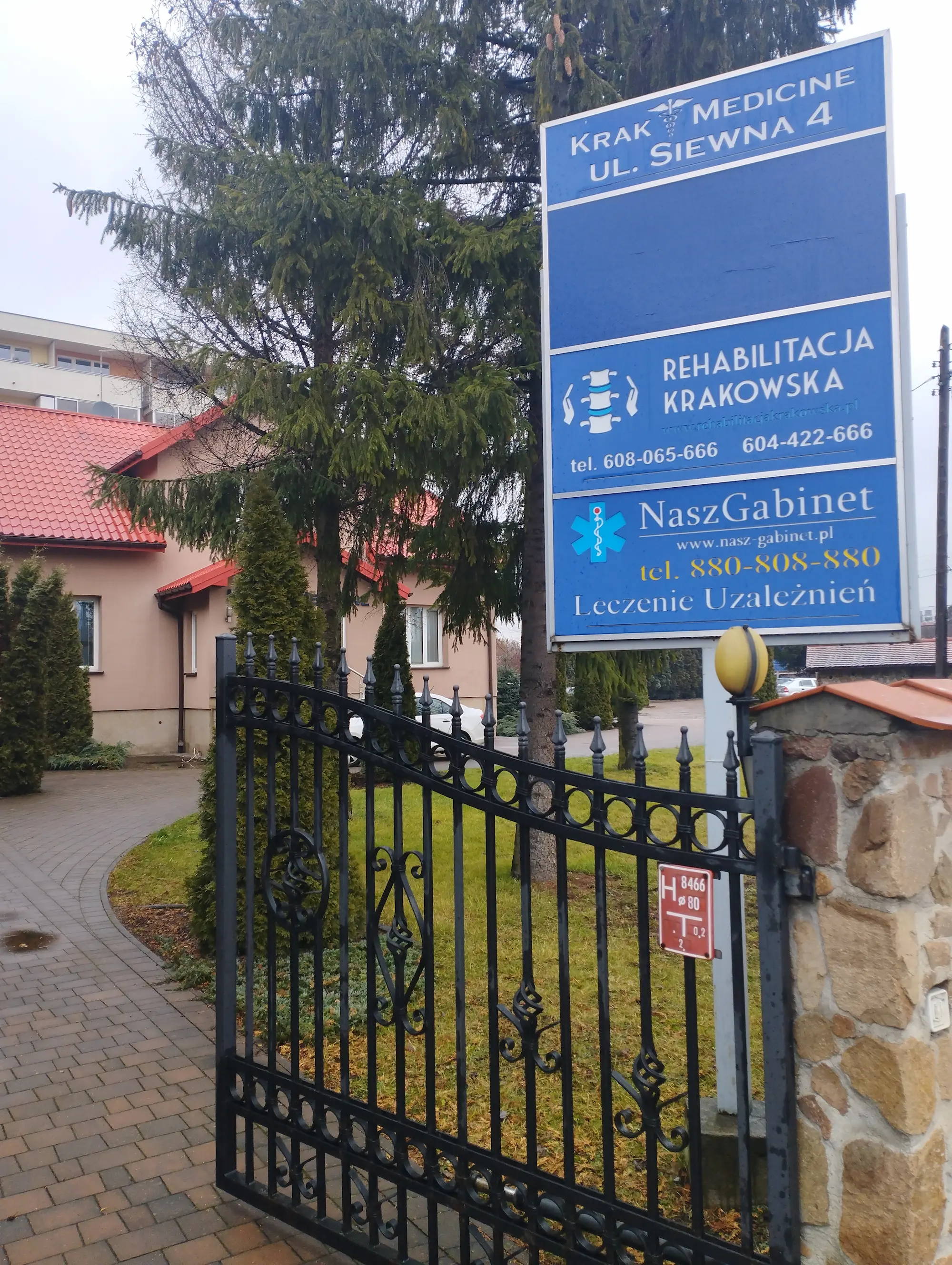 Brama wejściowa do Naszego Gabinetu w Krakowie