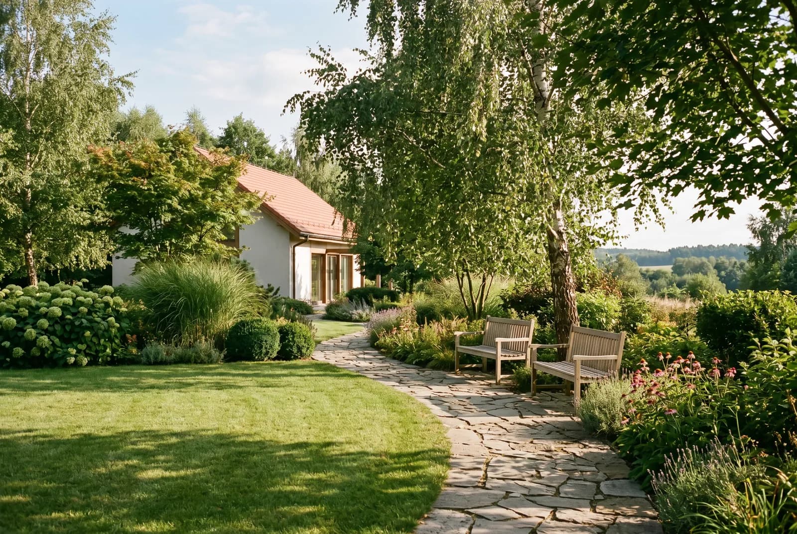 Garten der Suchtklinik Wrocław