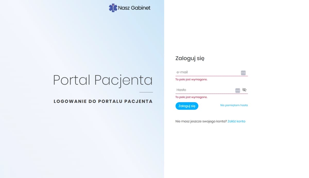 Portal Pacjenta - system rezerwacji online